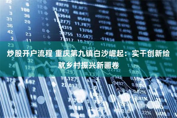 炒股开户流程 重庆第九镇白沙崛起:实干创新绘就乡村振兴新画卷