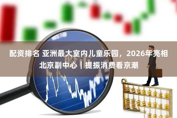 配资排名 亚洲最大室内儿童乐园，2026年亮相北京副中心｜提振消费看京潮
